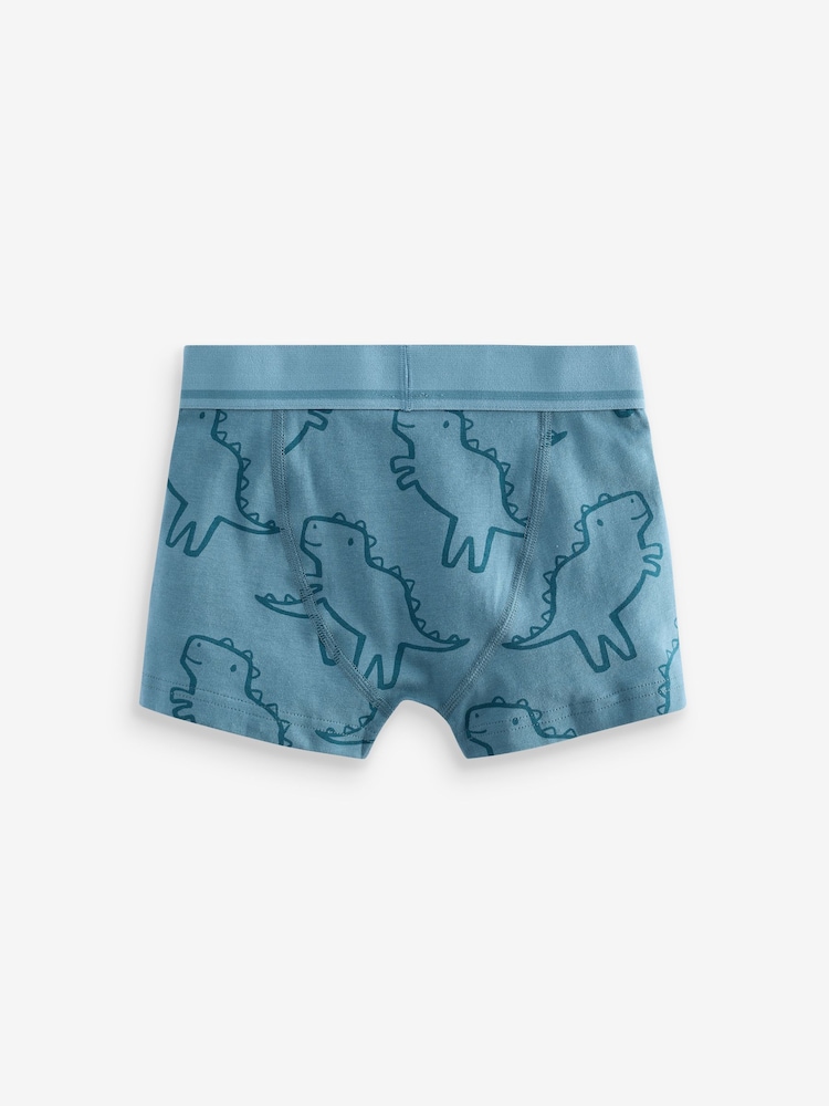 Linear Dino Print Trunks 5 Pack (1.5-16yrs) - Image 7 of 9