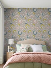 Multi Bright Optimism Floral 10M Wallpaper - Image 1 of 5