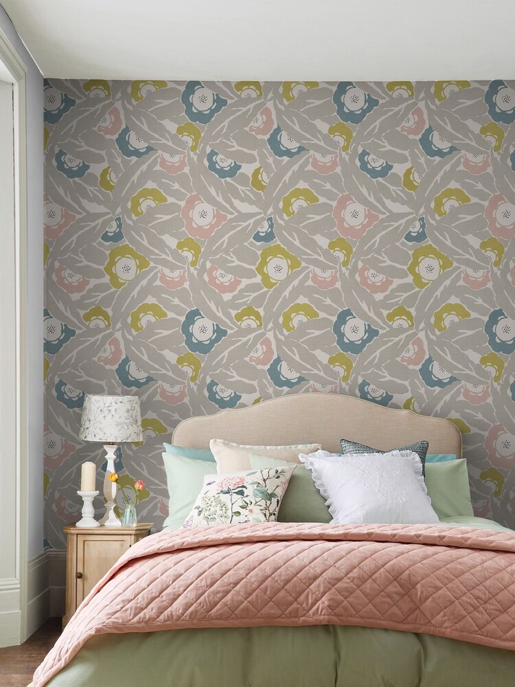Multi Bright Optimism Floral 10M Wallpaper - Image 1 of 5