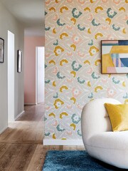 Multi Bright Optimism Floral 10M Wallpaper - Image 2 of 5