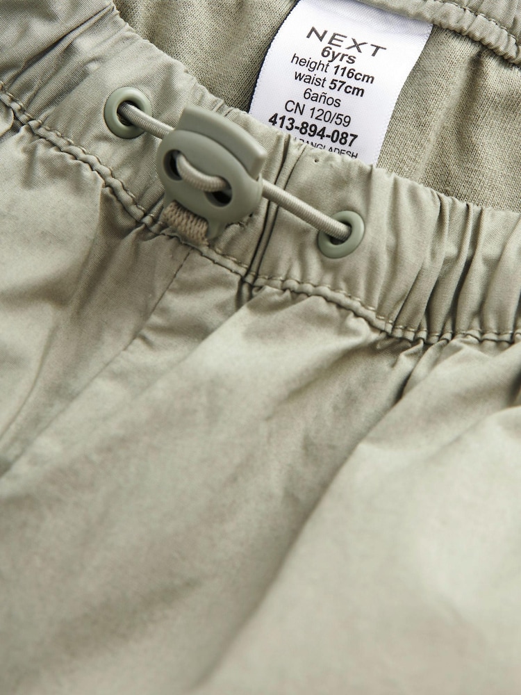 Salbeigrün - Parachute-Cargohose mit Jerseyfutter (3–16 Jahre) - Bild 8 von 8