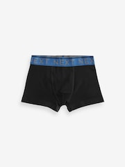 Black Mineral Waistband Trunks 10 Pack (1.5-16yrs) - Image 2 of 12