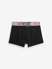 Black Bright Waistband Trunks 5 Pack (2-16yrs) - Image 3 of 8
