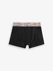 Black Bright Waistband Trunks 5 Pack (2-16yrs) - Image 7 of 8