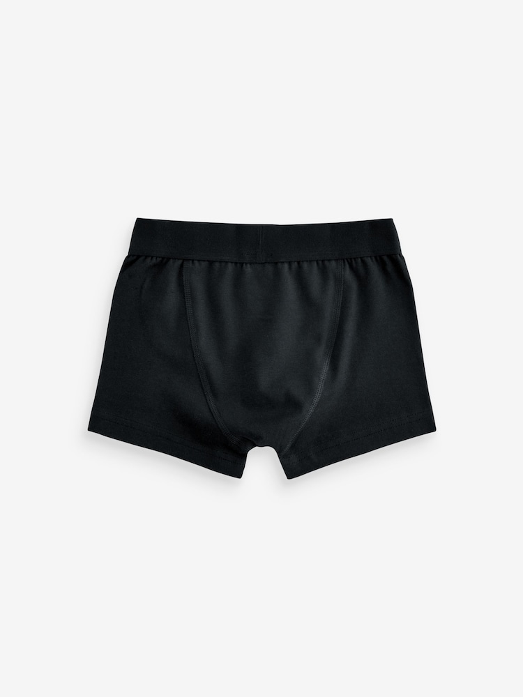 Black/White/Grey Trunks 7 Pack (2-16yrs) - Image 3 of 6