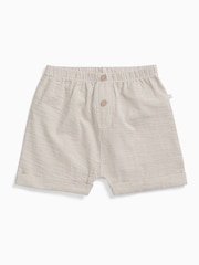 MORI Green Stripe Woven Shorts - Image 2 of 2