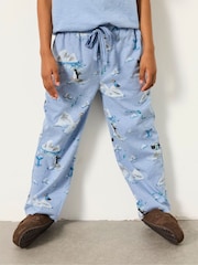 FatFace Kids Light Blue Puffin Pyjama Set (3-12yrs) - Image 5 of 7