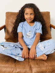 FatFace Kids Light Blue Puffin Pyjama Set (3-12yrs) - Image 6 of 7