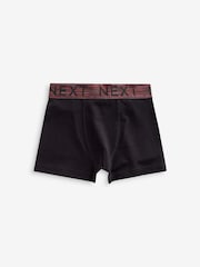 Black Autumn Waistbands Trunks 5 Pack (2-16yrs) - Image 2 of 8