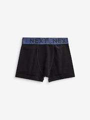 Black Autumn Waistbands Trunks 5 Pack (2-16yrs) - Image 5 of 8