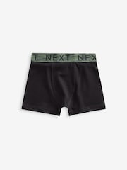 Black Autumn Waistbands Trunks 5 Pack (2-16yrs) - Image 6 of 8