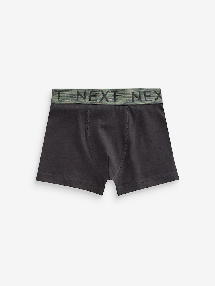Black Autumn Waistbands Trunks 10 Pack (2-16yrs) - Image 2 of 8