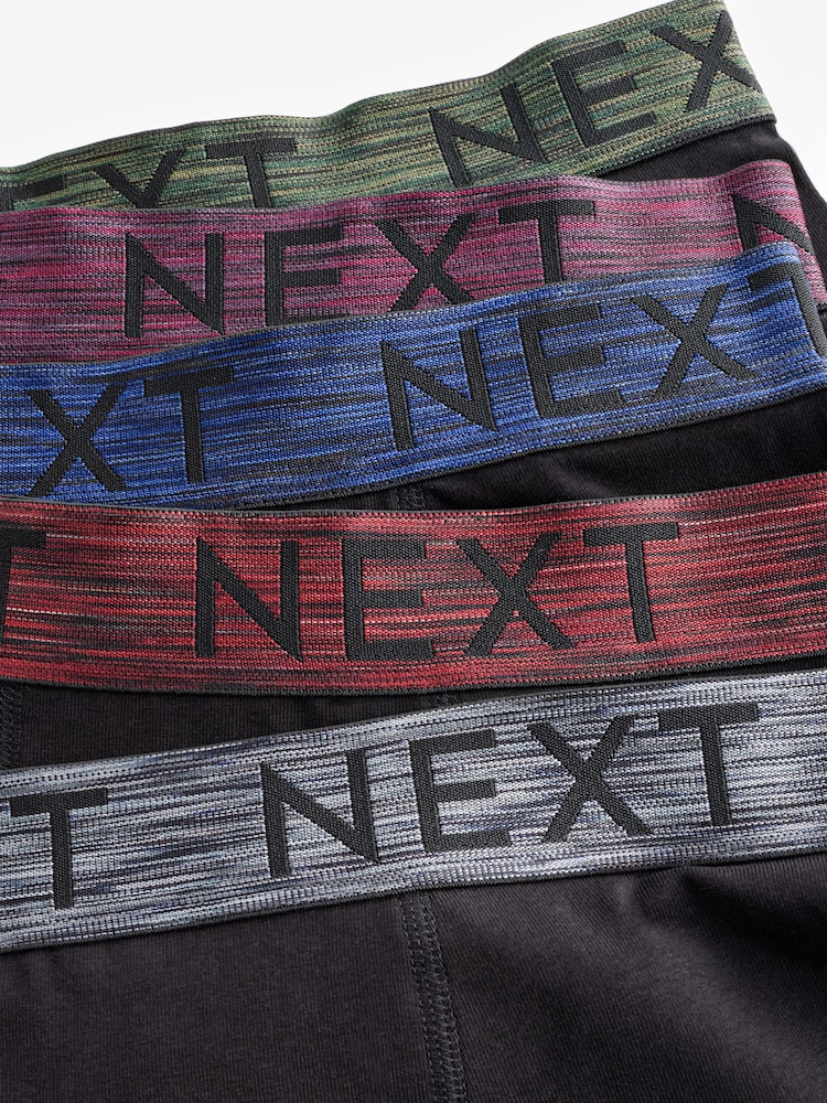 Black Autumn Waistbands Trunks 10 Pack (2-16yrs) - Image 8 of 8