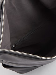 Black Casual Flap Backpack - Image 9 of 9