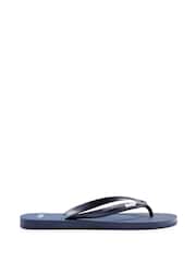 BOSS Blue Tracy Flip Flops - Image 1 of 5
