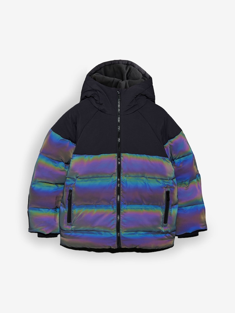 Szürke - Polár bélésű kapucnis, párnázott Dzseki puffer (3-16év) - Image 6 of 8