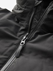 Black Premium Waterproof Longline Padded Puffer Coat (3-16yrs) - Image 9 of 13