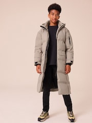 Neutral Premium Waterproof Longline Padded Puffer Coat (3-16yrs) - Image 1 of 18