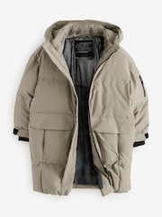 Neutral Premium Waterproof Longline Padded Puffer Coat (3-16yrs) - Image 12 of 18
