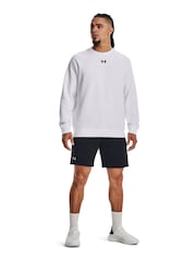 Under Armour Black Rival Fleece Shorts - Image 3 of 6