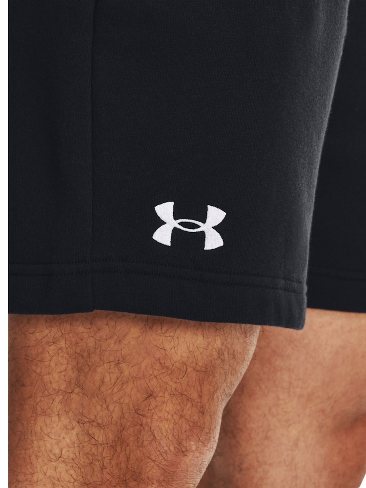 Negru - Pantaloni scurți din fleece Under Armour Rival - Image 4 of 6