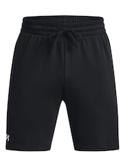 Under Armour Black Rival Fleece Shorts - Image 5 of 6