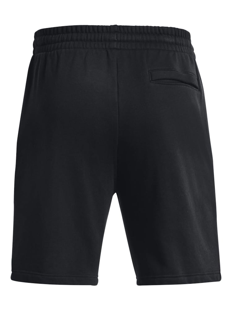 Under Armour Black Rival Fleece Shorts - Image 6 of 6