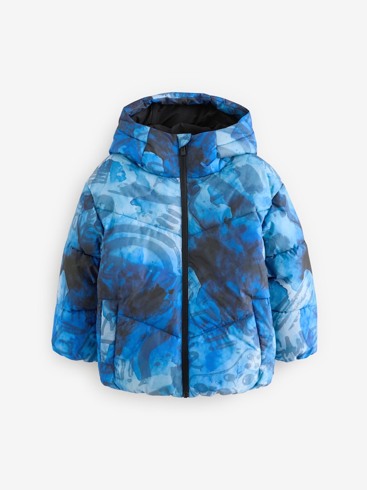Blue Padded Puffer Jacket (3-17yrs) - Image 1 of 6