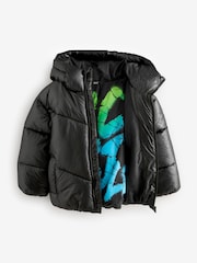 Black Padded Puffer Jacket (3-17yrs) - Image 8 of 11