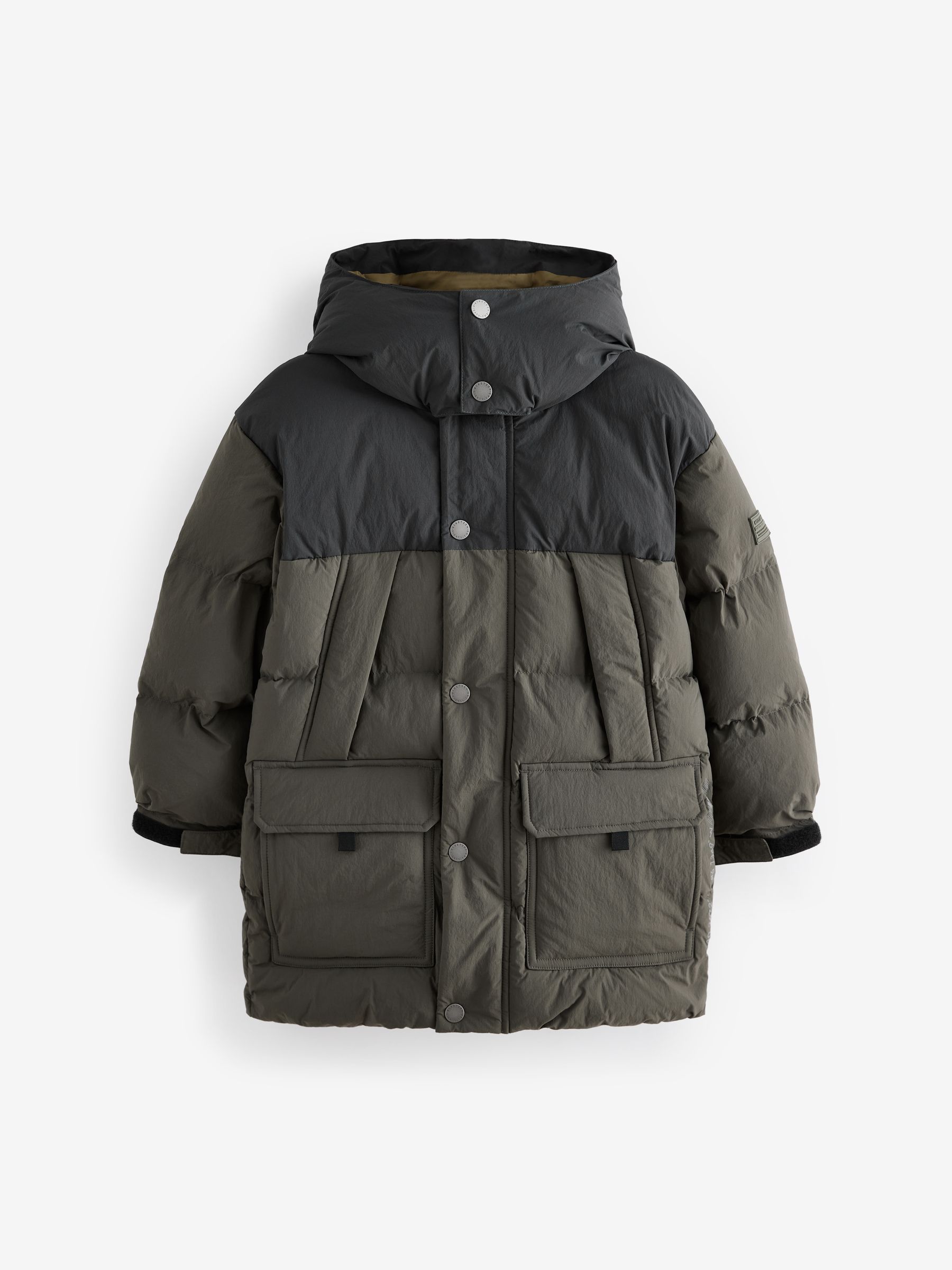 Buy Khaki Green Premium Padded Hooded Puffer Coat 3 16yrs from Next Luxembourg