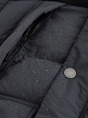 Black/Grey Premium Padded Hooded Puffer Coat (3-17yrs) - Image 6 of 10