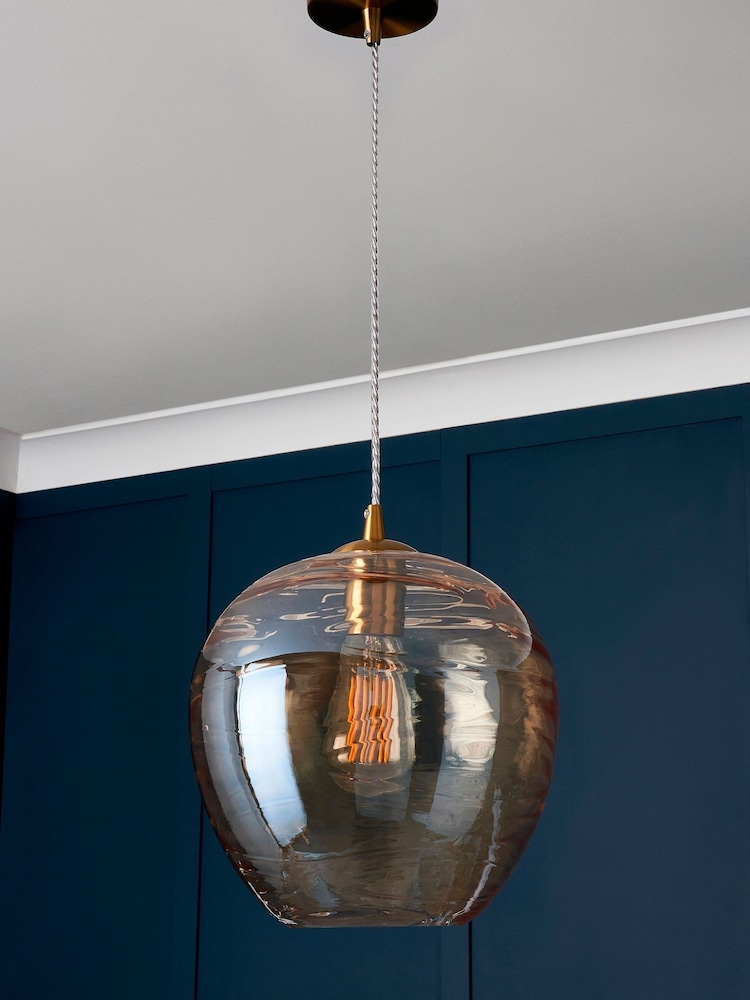 Visconte by BHS Brass Sarno 1 Light Pendant Ceiling Light - Image 2 of 4