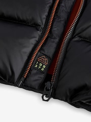 Black Premium Hooded & Padded Down-Fill Coat (3-16yrs) - Image 6 of 6
