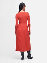 Barbour® Red Norma Knitted Dress - Image 2 of 3