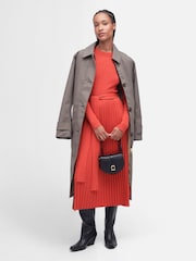 Barbour® Red Norma Knitted Dress - Image 3 of 7