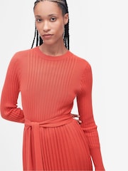 Barbour® Red Norma Knitted Dress - Image 4 of 7