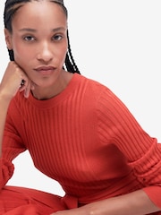 Barbour® Red Norma Knitted Dress - Image 5 of 7