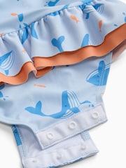 MORI Blue Whale Frill Long Sleeve Swimsuit - Image 5 of 5
