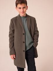Brown Monochrome Overcoat (12mths-16yrs) - Image 1 of 7