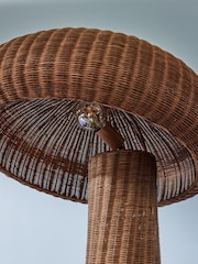 MADE.COM Natural Leilani Rattan Floor Light - Image 4 of 4