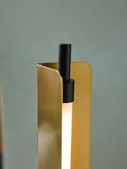 MADE.COM Black/Brass Ellis Floor Lamp - Image 2 of 4