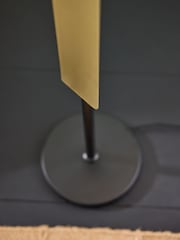 MADE.COM Black/Brass Ellis Floor Lamp - Image 3 of 4