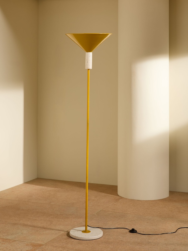 MADE.COM Yellow Mirissa Floor Light - Image 1 of 5