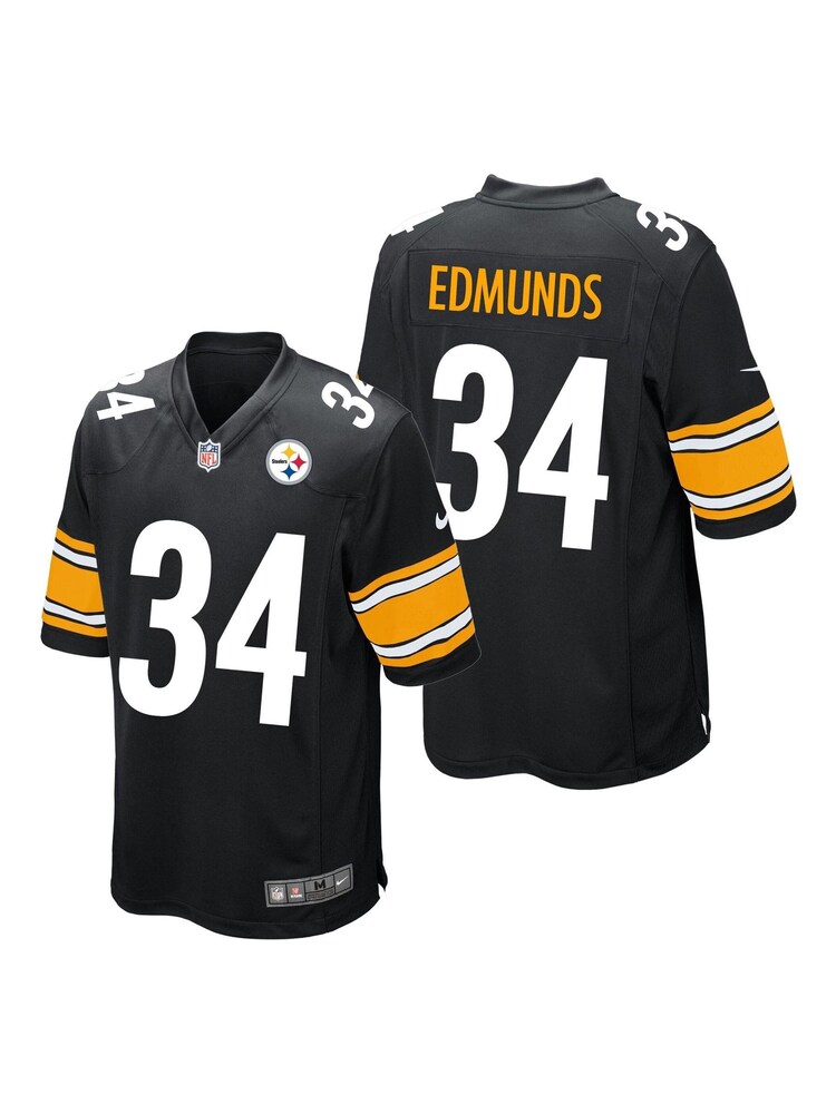 Nike Black NFL Pittsburgh Steelers Home Game Jersey - Terrell Edmunds - Image 1 of 1 Nike Black NFL Pittsburgh Steelers Home Game Jersey - Terrell Edmunds - Image 1 of 1