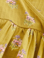 Green Floral Wrap Jersey Dress (3mths-7yrs) - Image 8 of 8