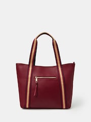 Accessorize Red Webbing Strap Tote Bag - Image 2 of 3