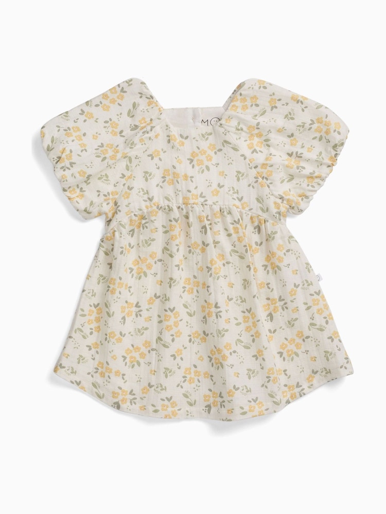 MORI Cream Floral Muslin Top - Image 1 of 2 MORI Cream Floral Muslin Top - Image 1 of 2