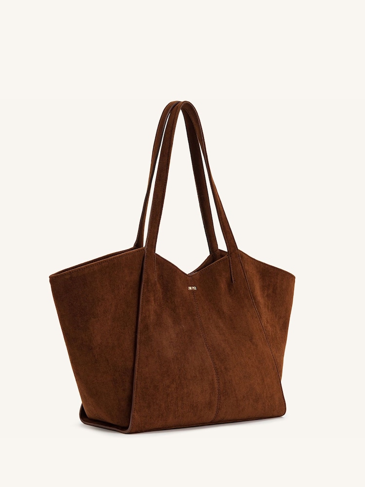 JW PEI Brown Capacity Tote Bag - Image 2 of 2 JW PEI Brown Capacity Tote Bag - Image 2 of 2