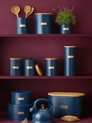 Typhoon Blue Otto Bread Bin - Image 1 of 4