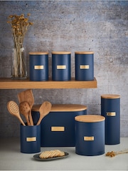 Typhoon Blue Otto Bread Bin - Image 3 of 4